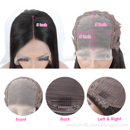 Real Virgin Human Hair Raw Vietnamese Lace Closure Wigs Kinky Curly 5X5 Wholesale Virgin Remy Closure Swiss Lace Human Hair Wigs